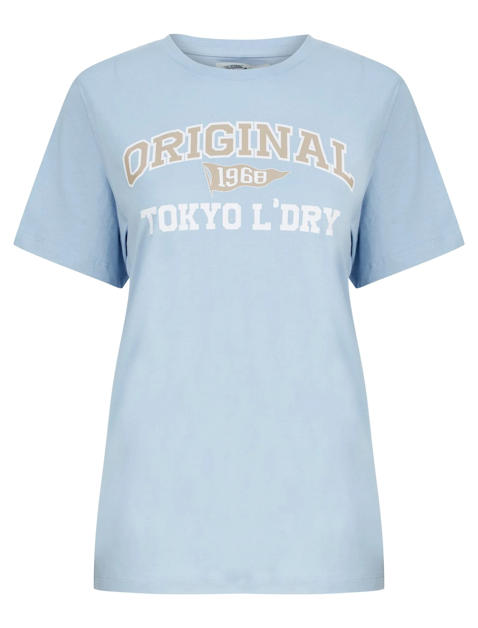 Original Motif Cotton Jersey T-Shirt in Kentucky Blue - Tokyo Laundry sold by Tokyo Laundry
