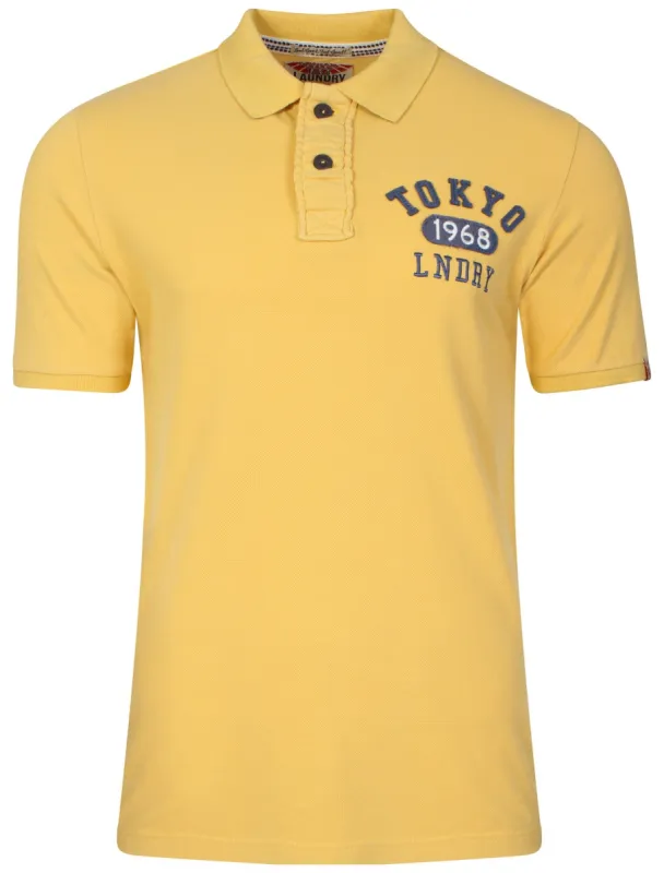 Point Lowe Polo Shirt in Yellow Iris - Tokyo Laundry sold by Tokyo Laundry