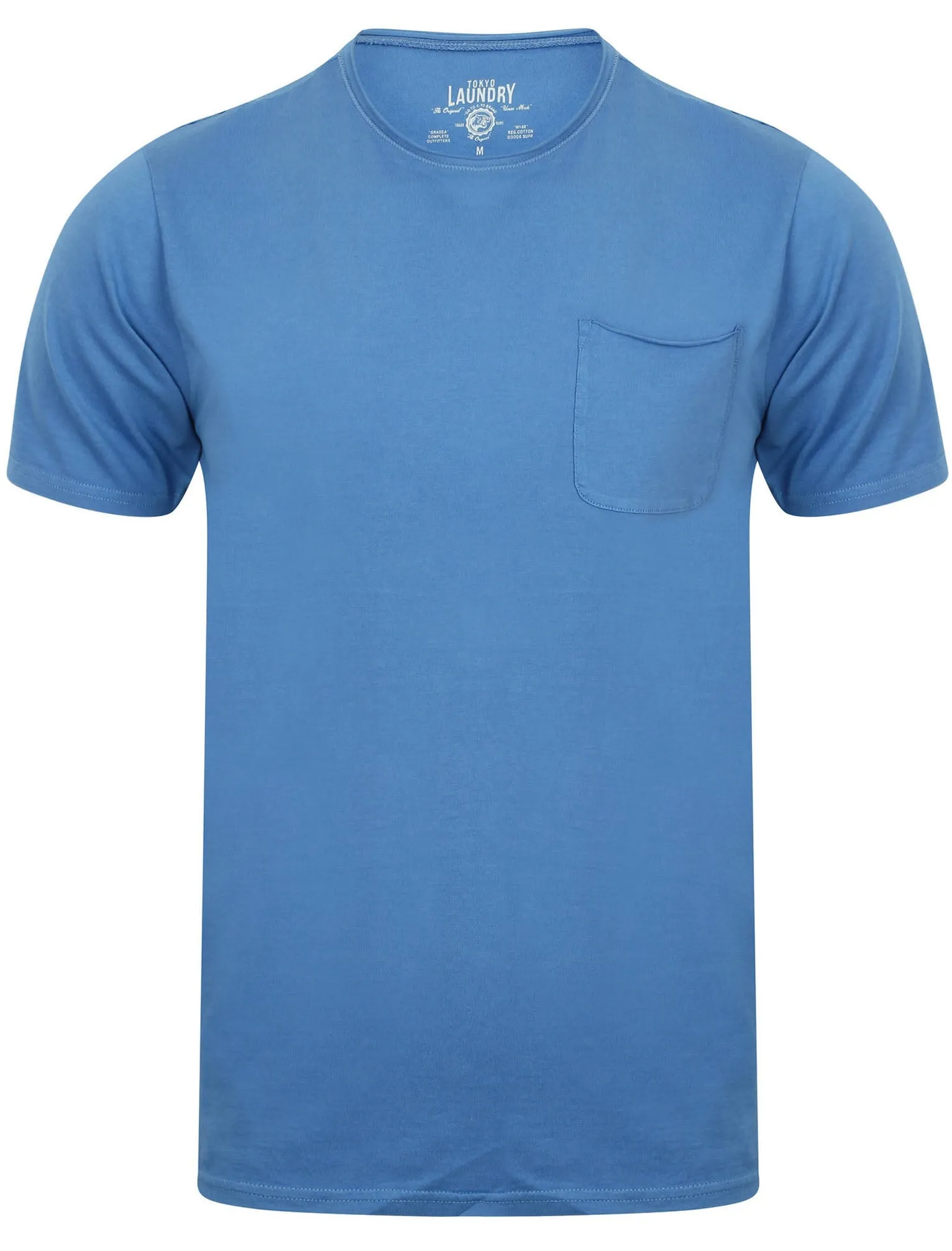 Zella Cotton Jersey T-Shirt with Pocket in Federal Blue - Tokyo Laundry sold by Tokyo Laundry