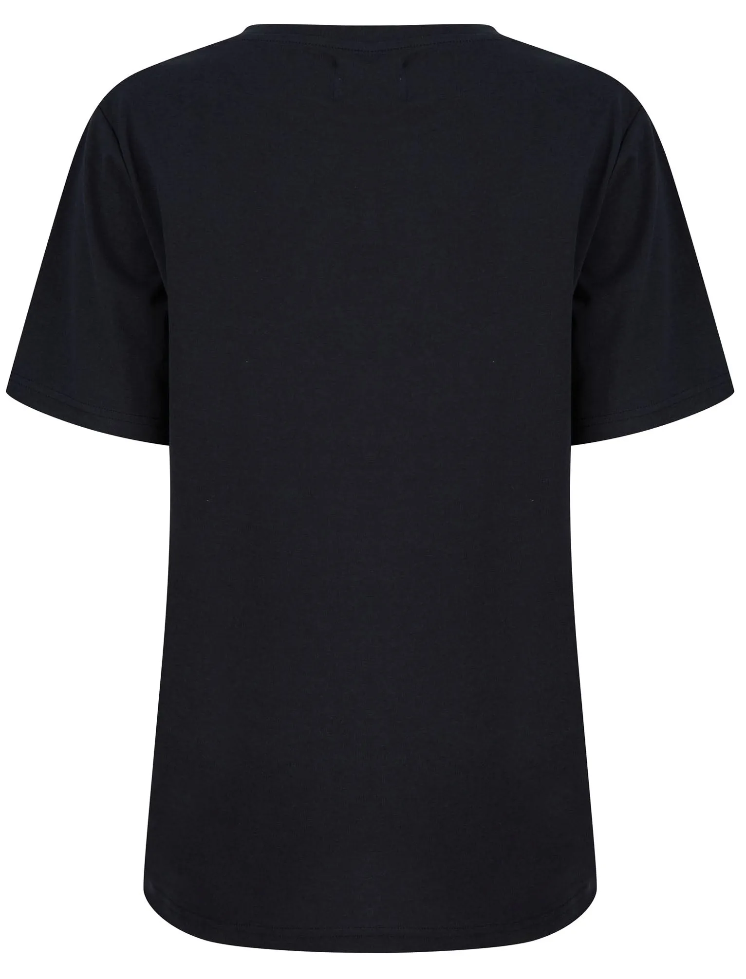 Payton Rose Gold Foil Motif Cotton Jersey T-Shirt in Jet Black - Tokyo Laundry sold by Tokyo Laundry product image thumbnail 2