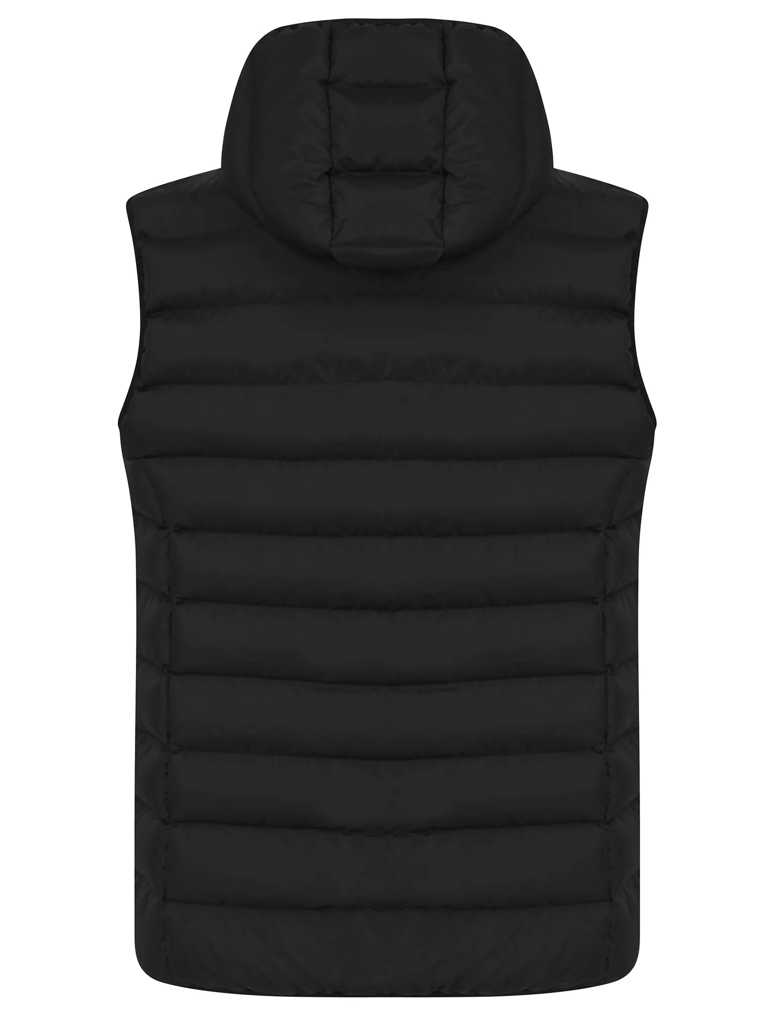 Tamaki Quilted Puffer Gilet with Hood in Jet Black - Tokyo Laundry sold by Tokyo Laundry product image thumbnail 2
