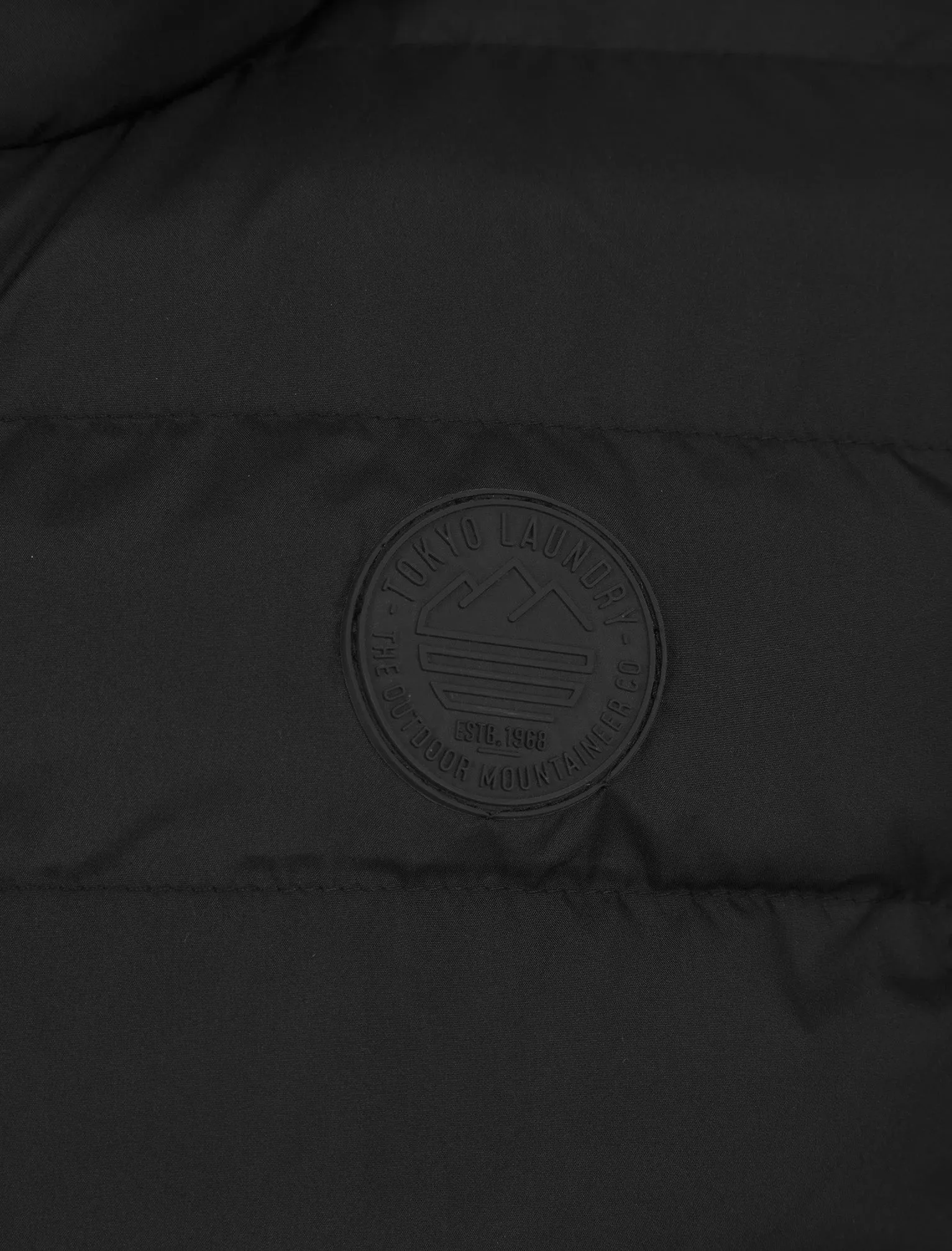 Tamaki Quilted Puffer Gilet with Hood in Jet Black - Tokyo Laundry sold by Tokyo Laundry product image thumbnail 3