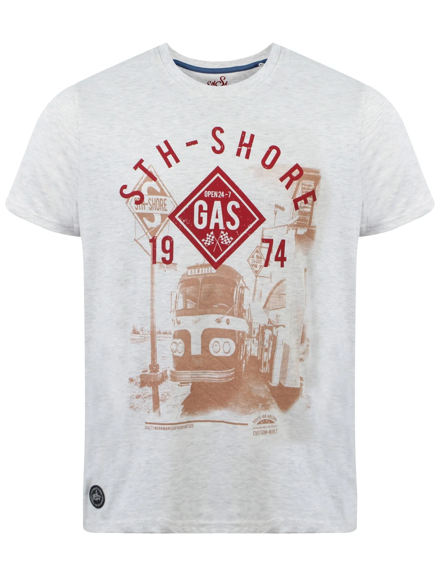 Mens South Shore Gas oatgrey T-Shirt sold by Tokyo Laundry