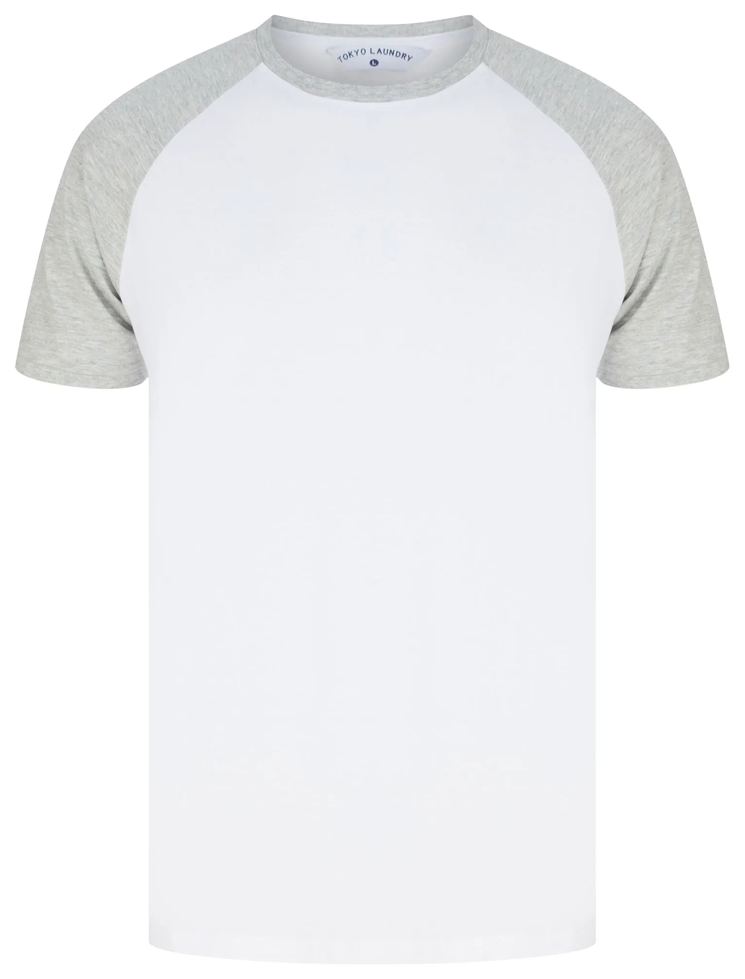 Dunswell (3 Pack) Raglan Sleeve Cotton Jersey Basic T-Shirt Set In Red / Blue / Grey Marl - Tokyo Laundry sold by Tokyo Laundry product image thumbnail 4