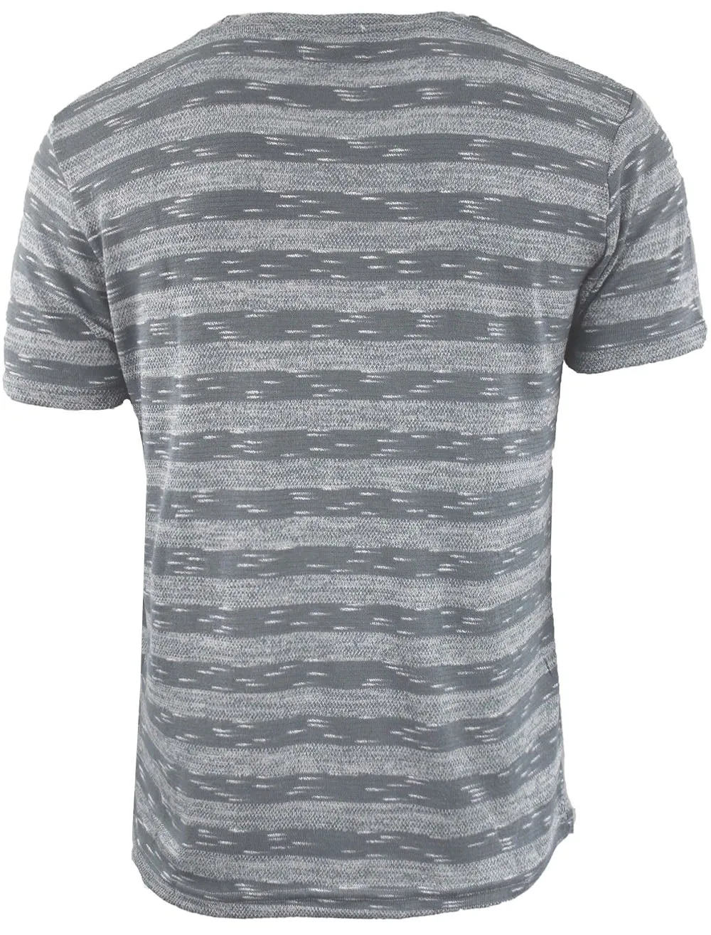 Ethan Striped Knit Crew Neck T-Shirt in Grey sold by Tokyo Laundry product image thumbnail 2