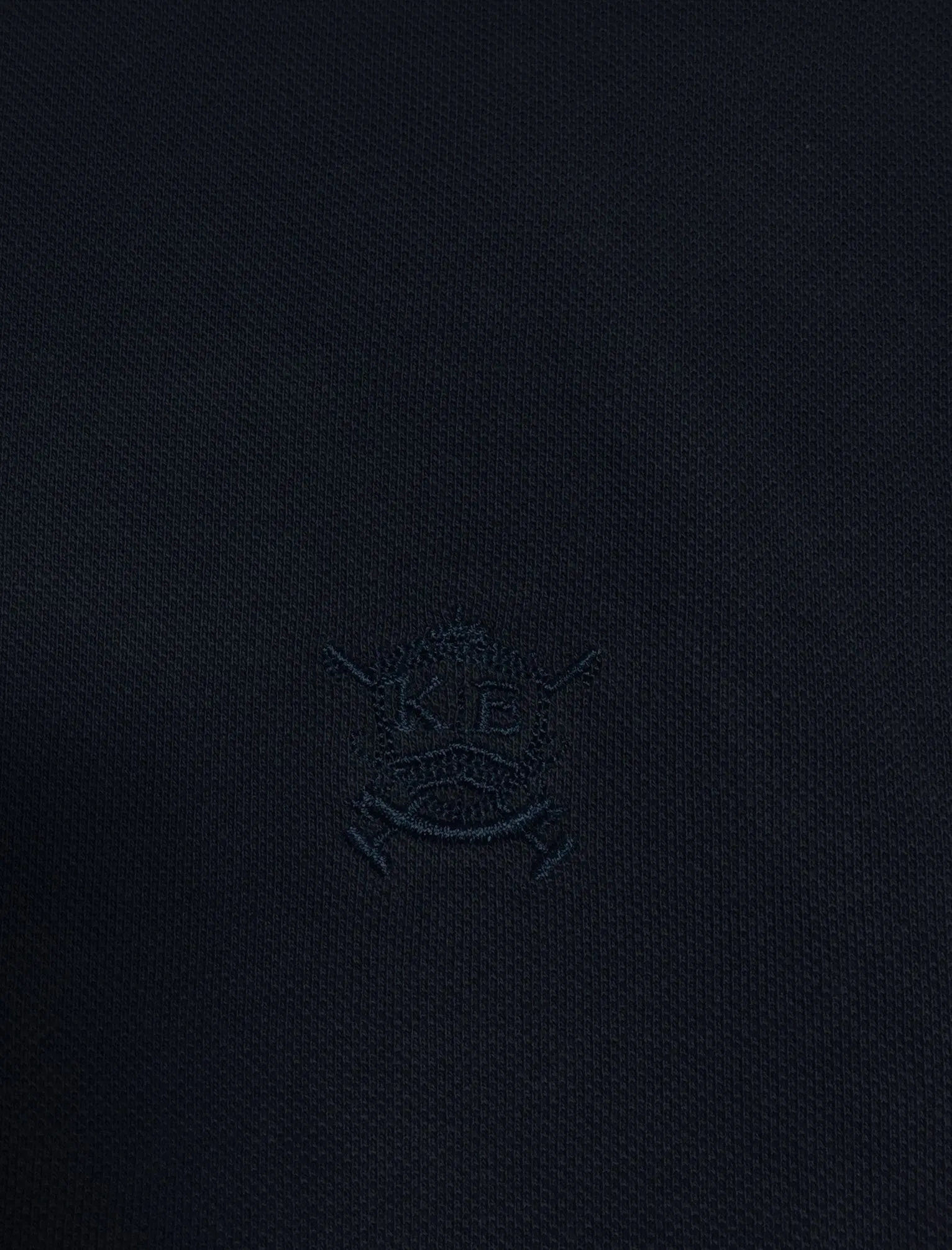 Dunstable Chambray Collar Polo Shirt in True Navy - Kensington Eastside sold by Tokyo Laundry product image thumbnail 3