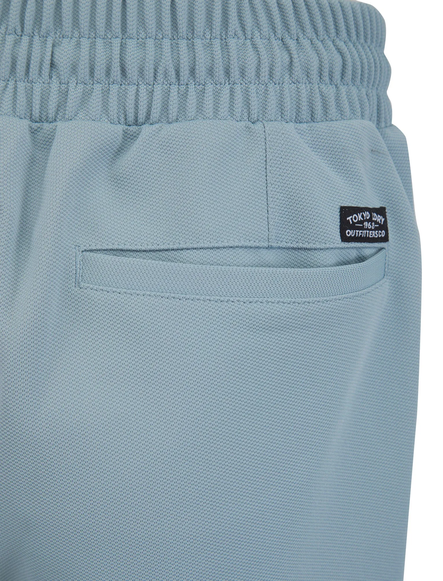 Gelato Stretch Fabric Jogger Shorts in Dusty Blue - Tokyo Laundry sold by Tokyo Laundry product image thumbnail 3