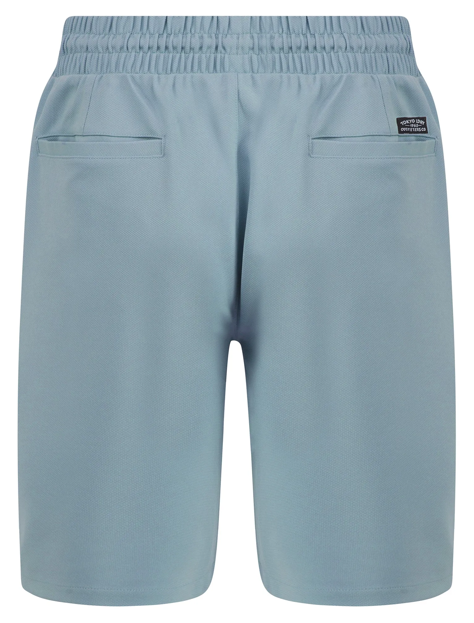 Gelato Stretch Fabric Jogger Shorts in Dusty Blue - Tokyo Laundry sold by Tokyo Laundry product image thumbnail 2