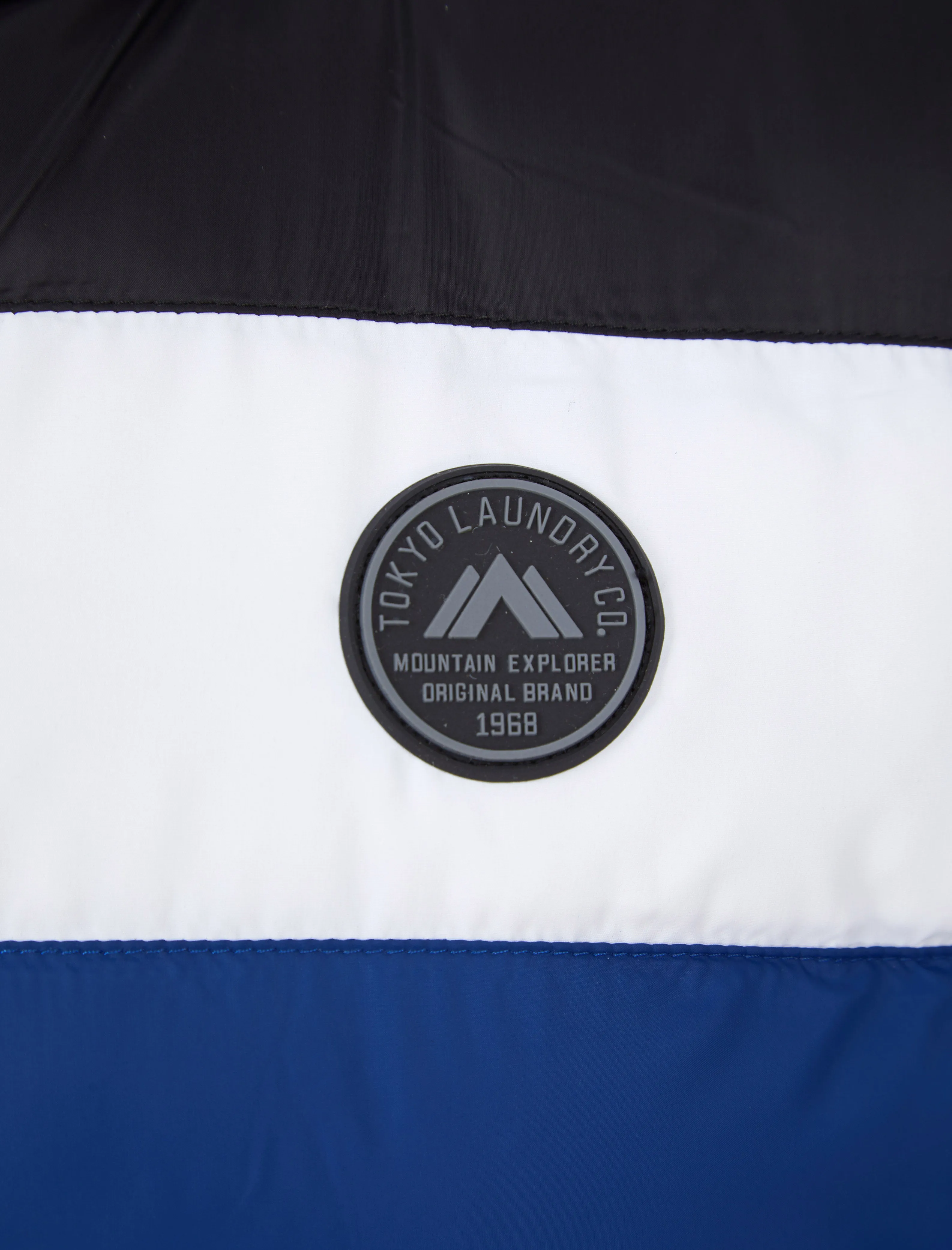 Therius Micro Fleece Lined Quilted Puffer Gilet with Hood in Sodalite Blue - Tokyo Laundry sold by Tokyo Laundry product image thumbnail 3