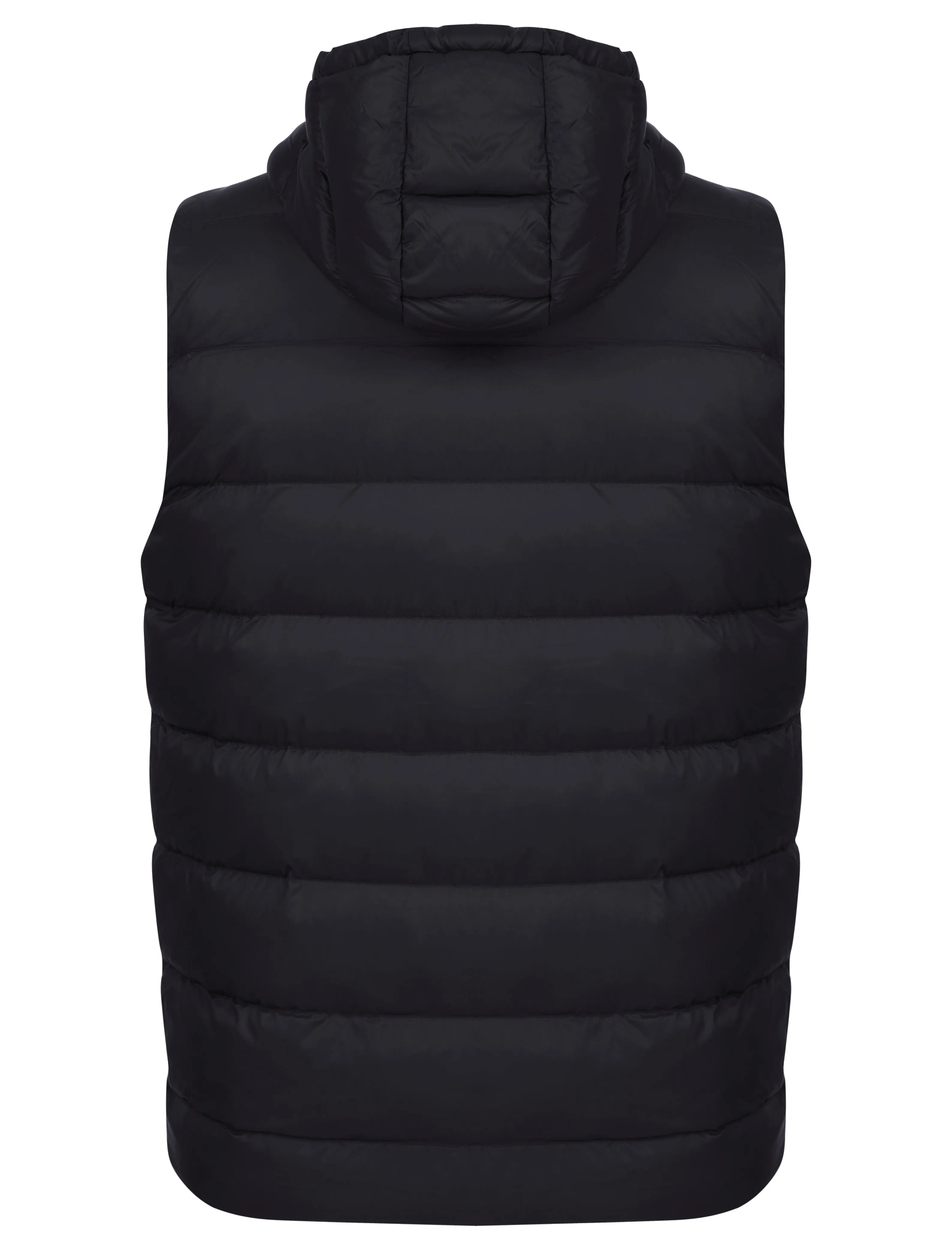 Therius Micro Fleece Lined Quilted Puffer Gilet with Hood in Sodalite Blue - Tokyo Laundry sold by Tokyo Laundry product image thumbnail 2
