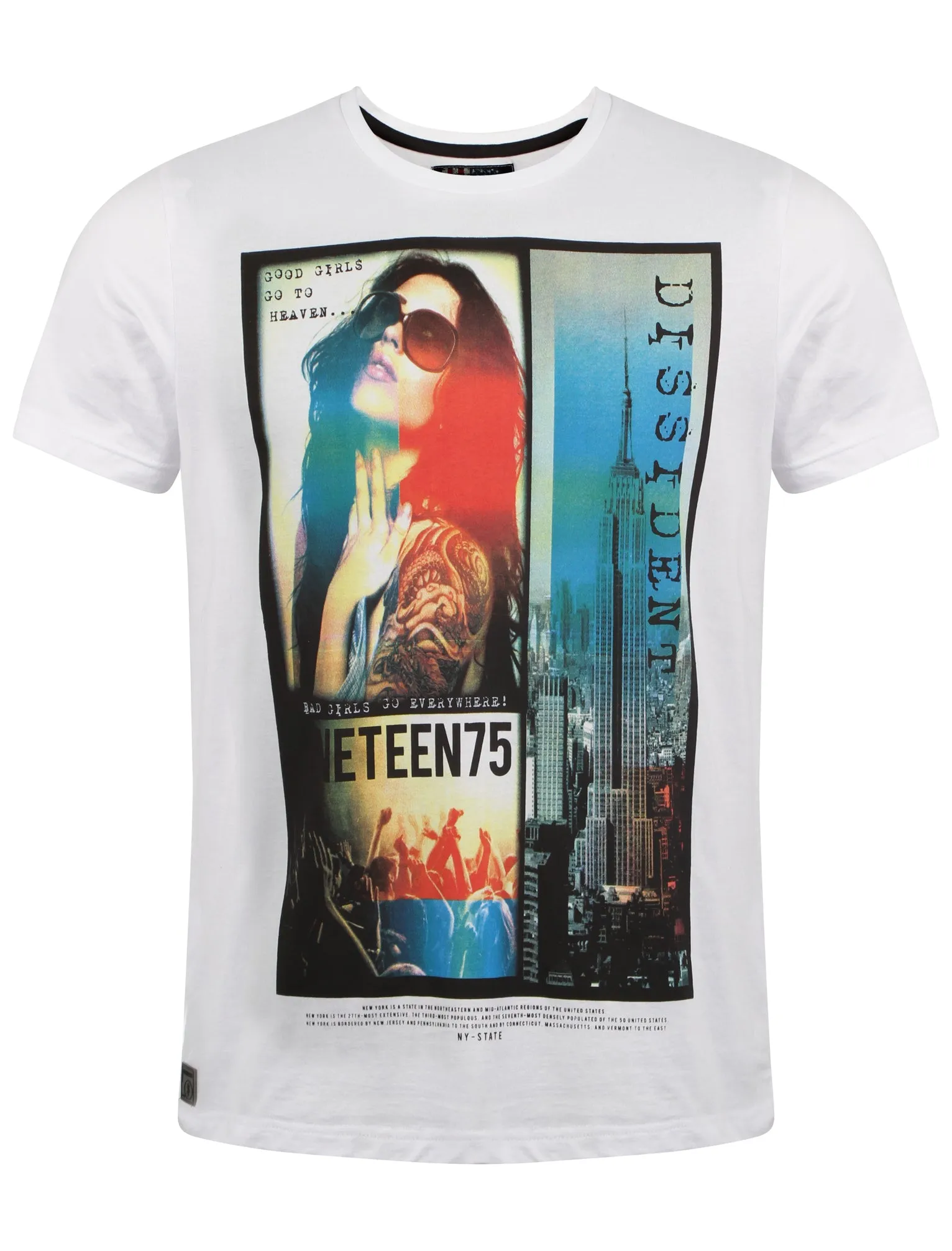 Dissident Girl Shades white t-shirt sold by Tokyo Laundry