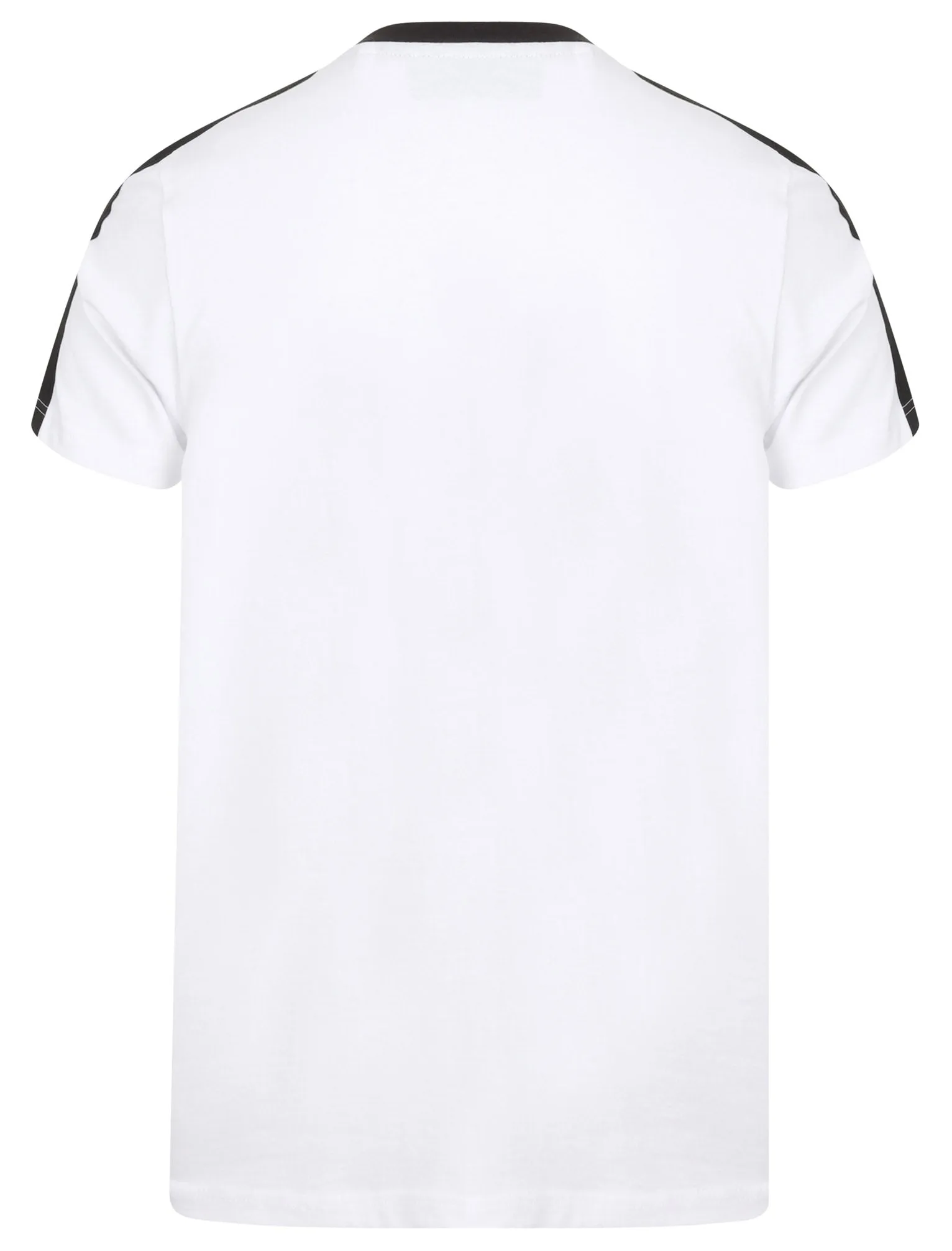 Kara Cotton Jersey T-Shirt with Tape Detail Sleeves In Optic White - Dissident sold by Tokyo Laundry product image thumbnail 3
