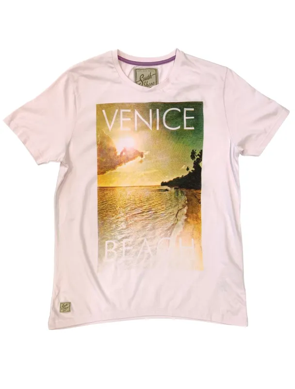 South Shore Venice Beach pink T-Shirt sold by Tokyo Laundry