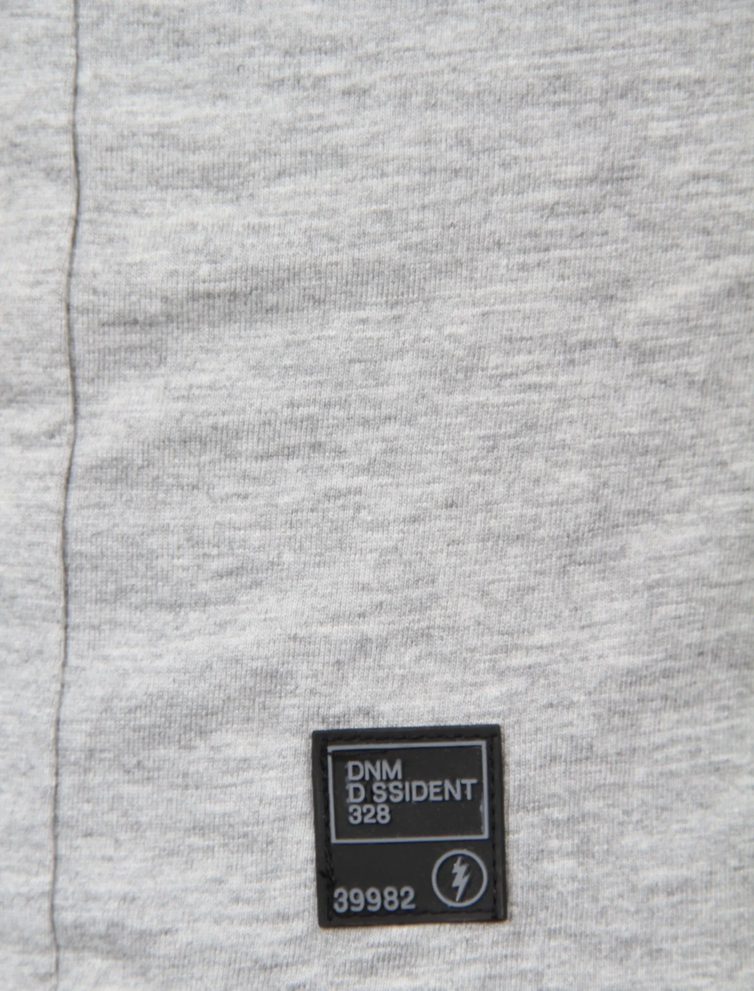 Convex Motif Cotton T-Shirt In Light Grey Marl - Dissident sold by Tokyo Laundry product image thumbnail 4