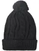 Montana Cable Knit Bobble Hat in Black sold by Tokyo Laundry