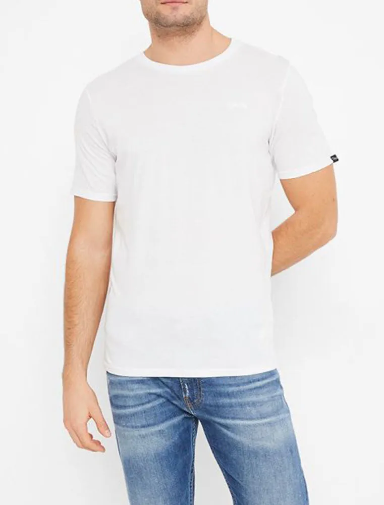 Highwoods (3 Pack) Crew Neck Combed Cotton T-Shirts In Bright White - Tokyo Laundry sold by Tokyo Laundry product image thumbnail 4