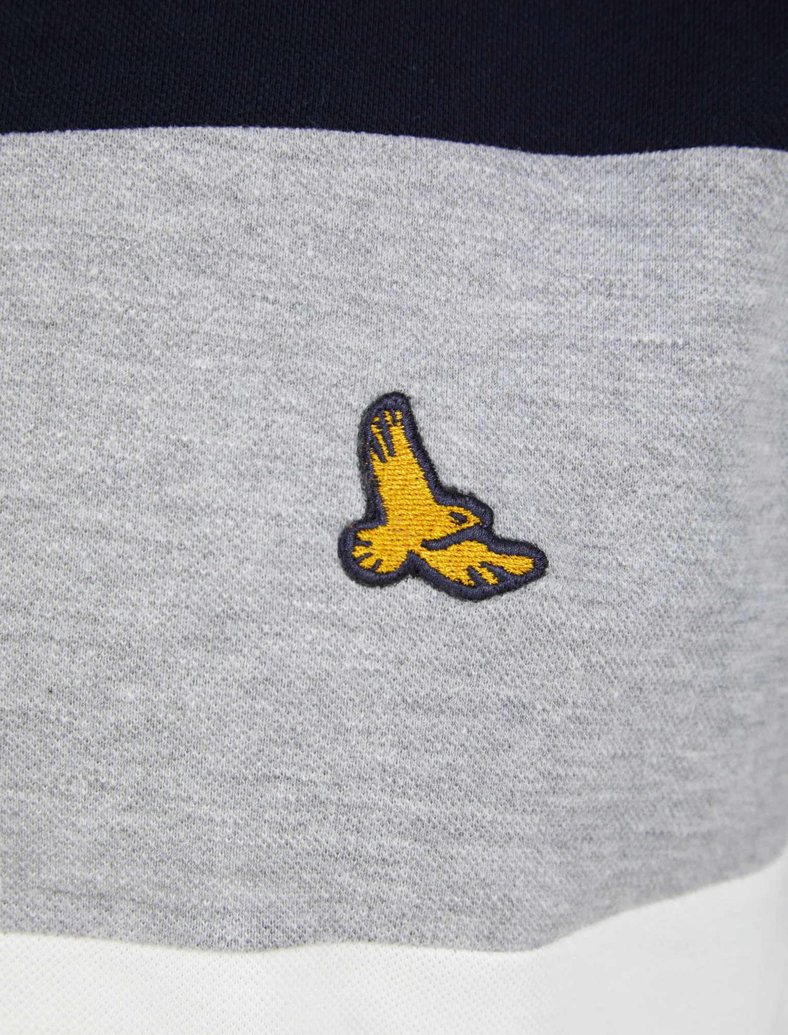 Stoneleigh Colour Block Cotton Pique Polo Shirt in Gardenia White - Kensington Eastside sold by Tokyo Laundry product image thumbnail 3