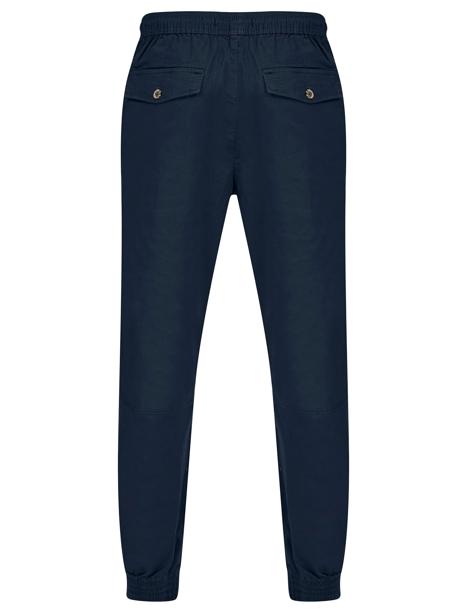 Portmany Stretch Cotton Twill Cuffed Cargo Jogger Pants in Parisian Night Blue - Tokyo Laundry sold by Tokyo Laundry product image thumbnail 2
