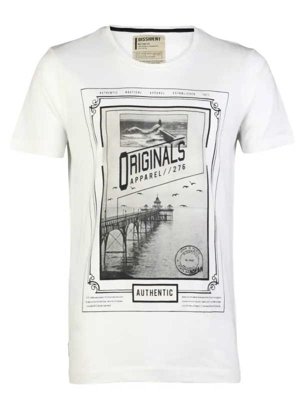 Dissident Originals T-Shirt in Ivory sold by Tokyo Laundry