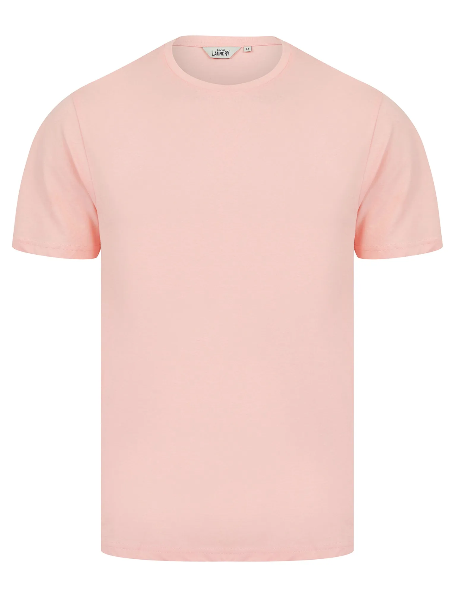 Spectre (5 Pack) Crew Neck Cotton T-Shirts in Chalk Pink / Limpet Shell / Lilac Breeze / Dusty Orange / Light Grey Marl - Tokyo Laundry sold by Tokyo Laundry product image thumbnail 2