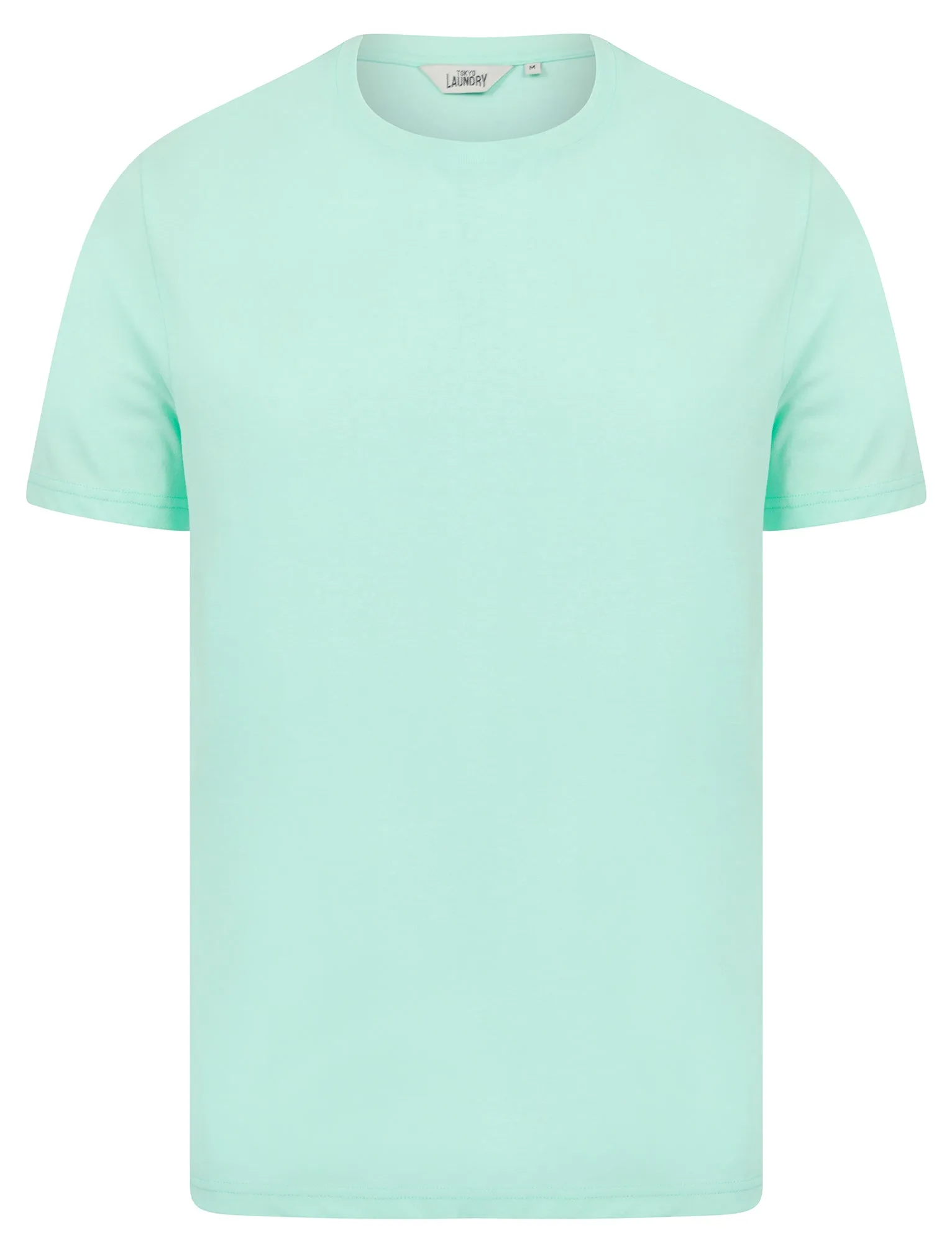 Spectre (5 Pack) Crew Neck Cotton T-Shirts in Chalk Pink / Limpet Shell / Lilac Breeze / Dusty Orange / Light Grey Marl - Tokyo Laundry sold by Tokyo Laundry product image thumbnail 5