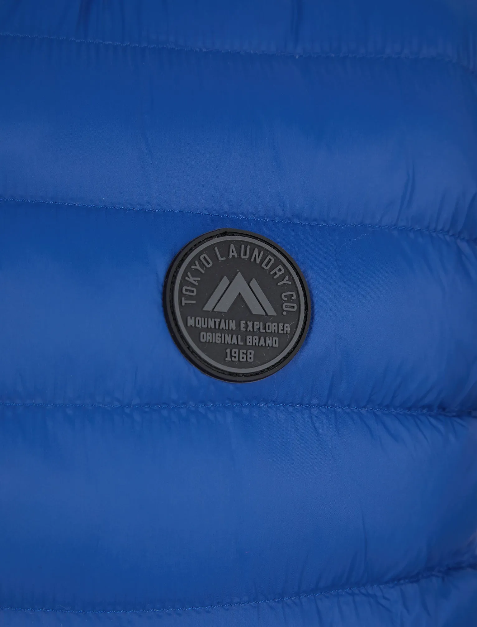 Cannes Quilted Puffer Gilet with Fleece Lined Collar in Sodalite Blue - Tokyo Laundry sold by Tokyo Laundry product image thumbnail 3