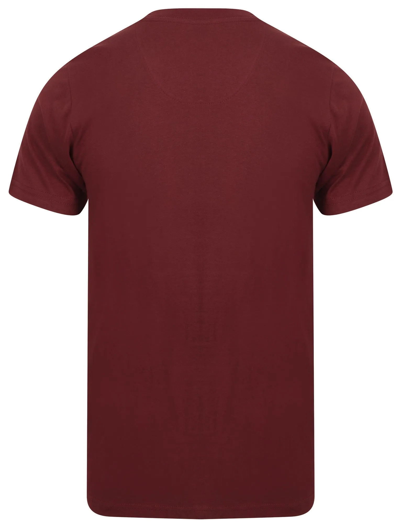 Light Reindeer Novelty Cotton Christmas T-Shirt in Oxblood - Season's Greetings sold by Tokyo Laundry product image thumbnail 2