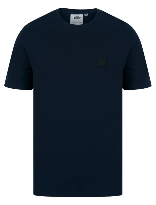 Tarot Cotton Blend Jersey Crew Neck T-Shirt in Sky Captain Navy - Tokyo Laundry sold by Tokyo Laundry