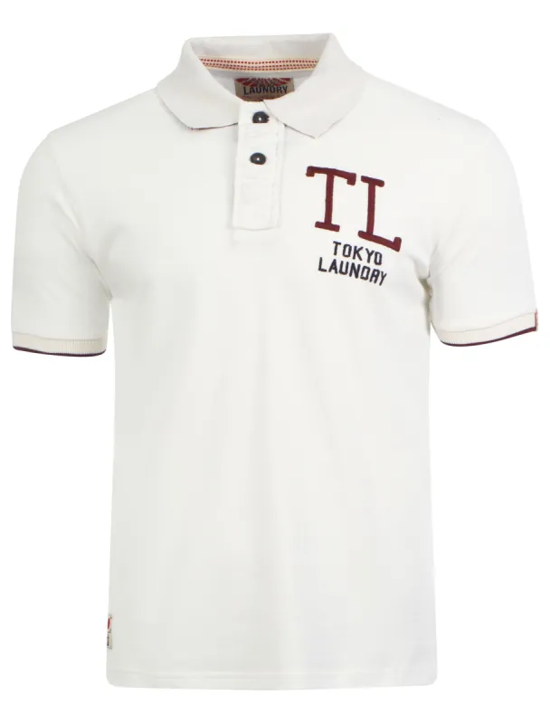 Tokyo Laundry San Leandro ivory Polo Shirt sold by Tokyo Laundry