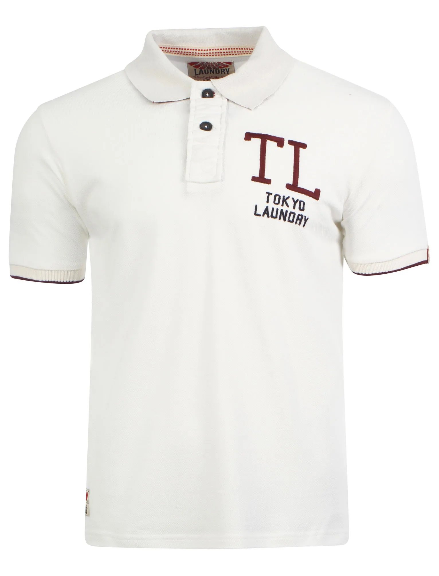 Tokyo Laundry San Leandro ivory Polo Shirt sold by Tokyo Laundry