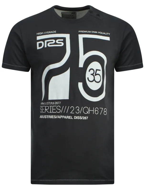 Dissident Discode 4 classic tee in navy sold by Tokyo Laundry