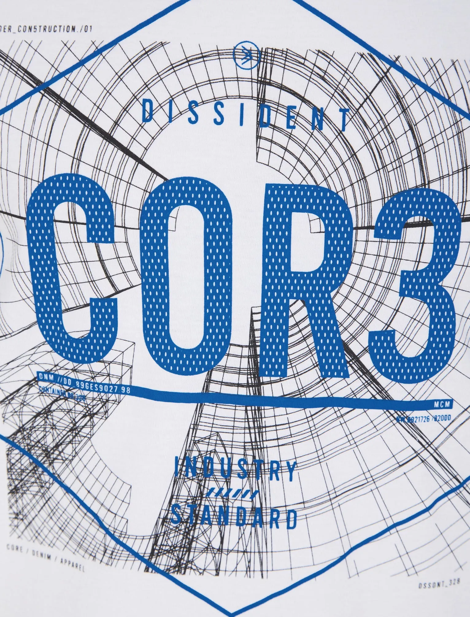 Hexx Motif Cotton Jersey T-Shirt In Optic White - Dissident sold by Tokyo Laundry product image thumbnail 3