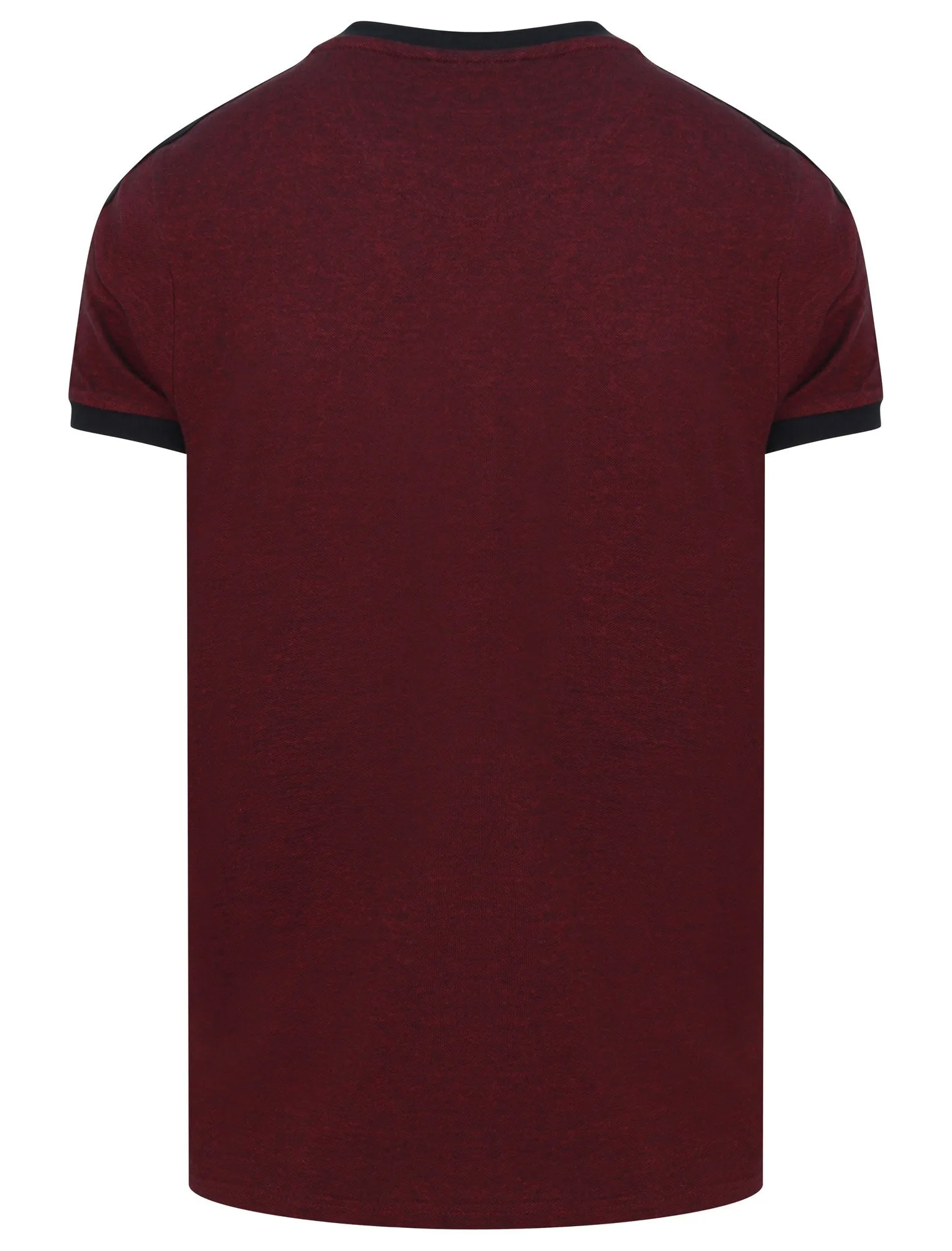 Drayton Cotton Pique T-Shirt with Racer Stripe Sleeves In Port Royale - Le Shark sold by Tokyo Laundry product image thumbnail 3