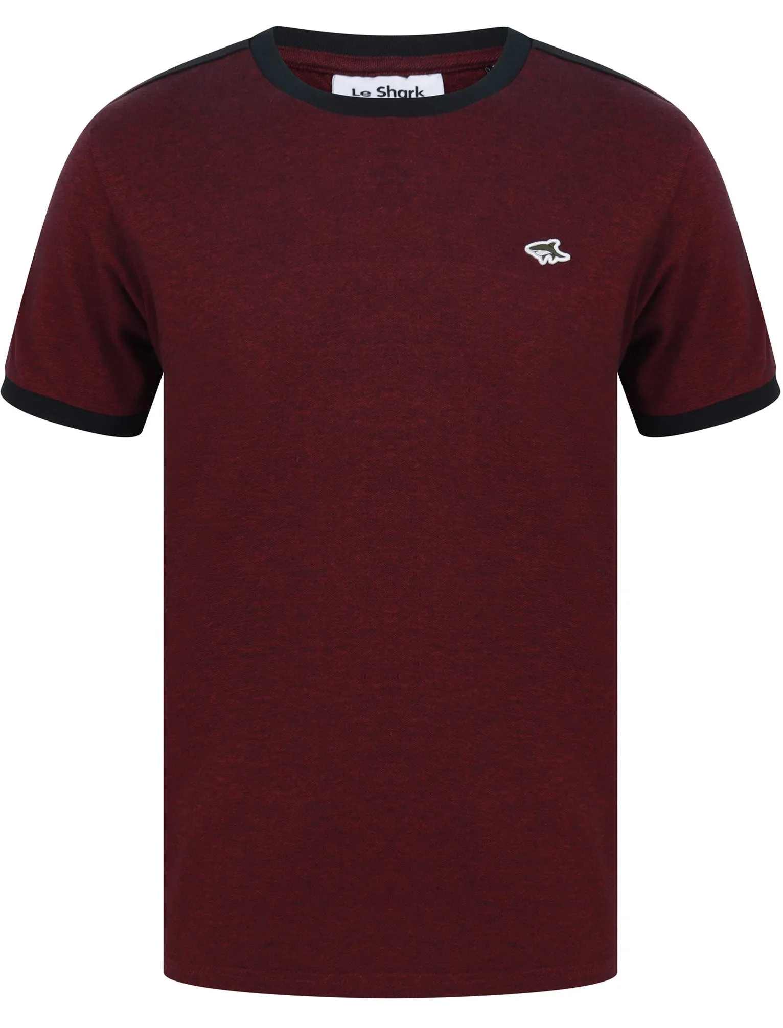 Drayton Cotton Pique T-Shirt with Racer Stripe Sleeves In Port Royale - Le Shark sold by Tokyo Laundry product image thumbnail 2