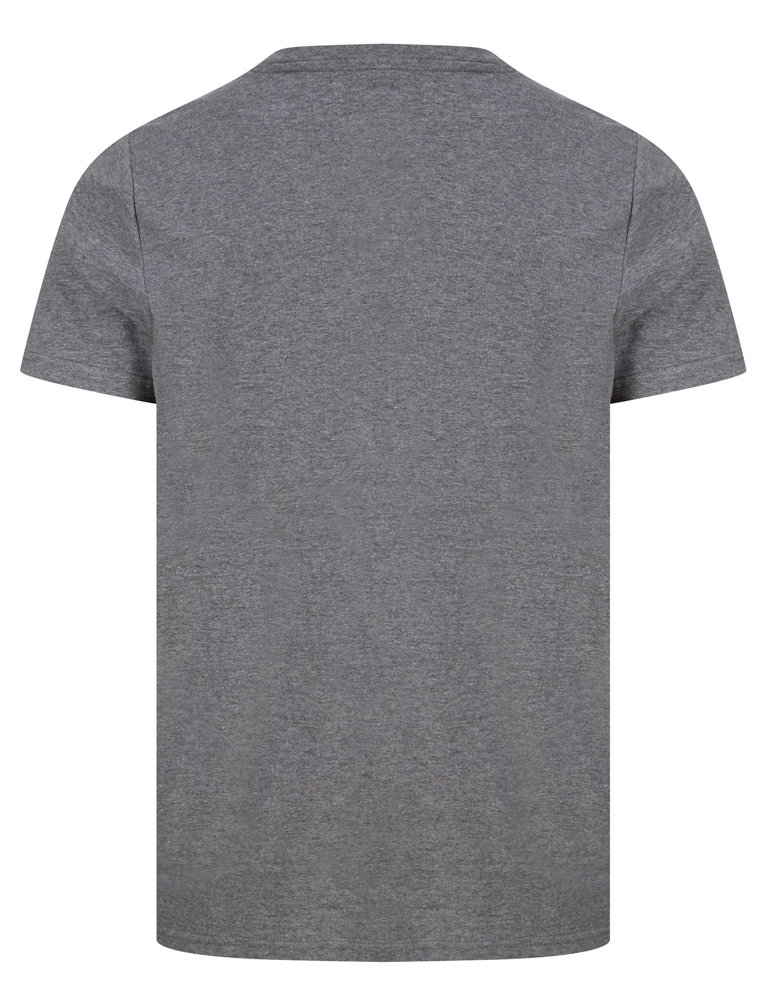 Men's Christmas Vibes Motif Novelty Cotton Christmas T-Shirt in Mid Grey Marl - Merry Christmas sold by Tokyo Laundry product image thumbnail 2