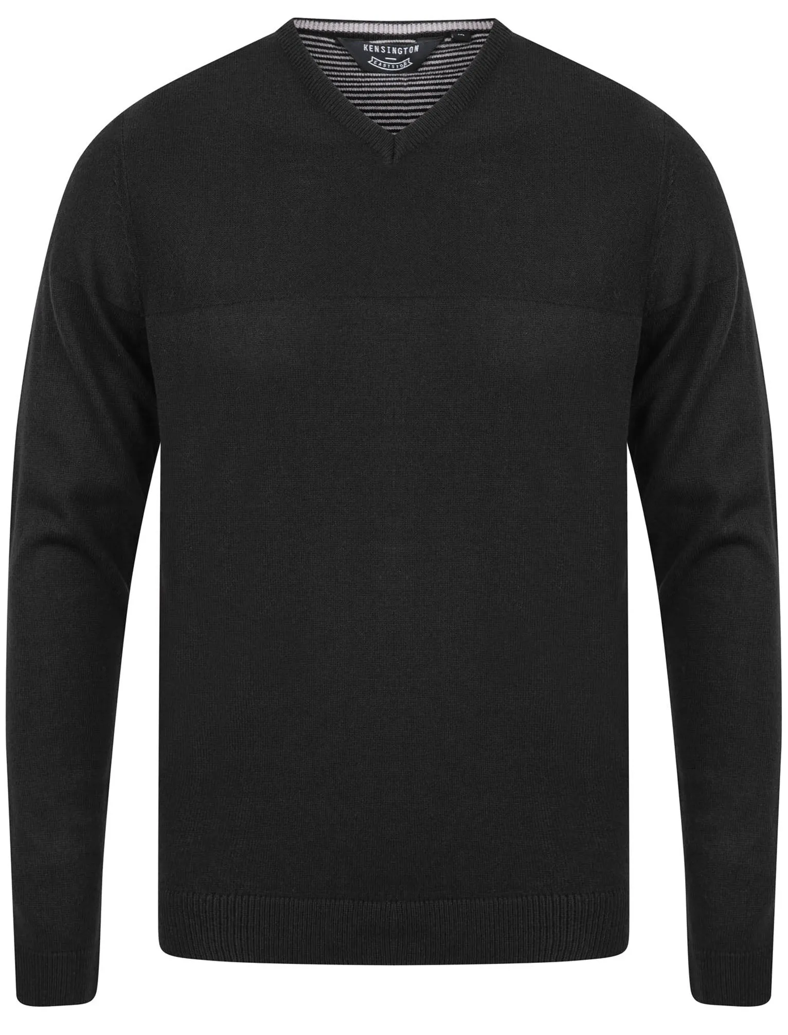 Bolington Basic V Neck Knitted Jumper in Black - Kensington Eastside sold by Tokyo Laundry