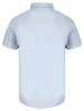 Bertrand Classic Collar Short Sleeve Cotton Linen Shirt in Soft Blue - Tokyo Laundry sold by Tokyo Laundry