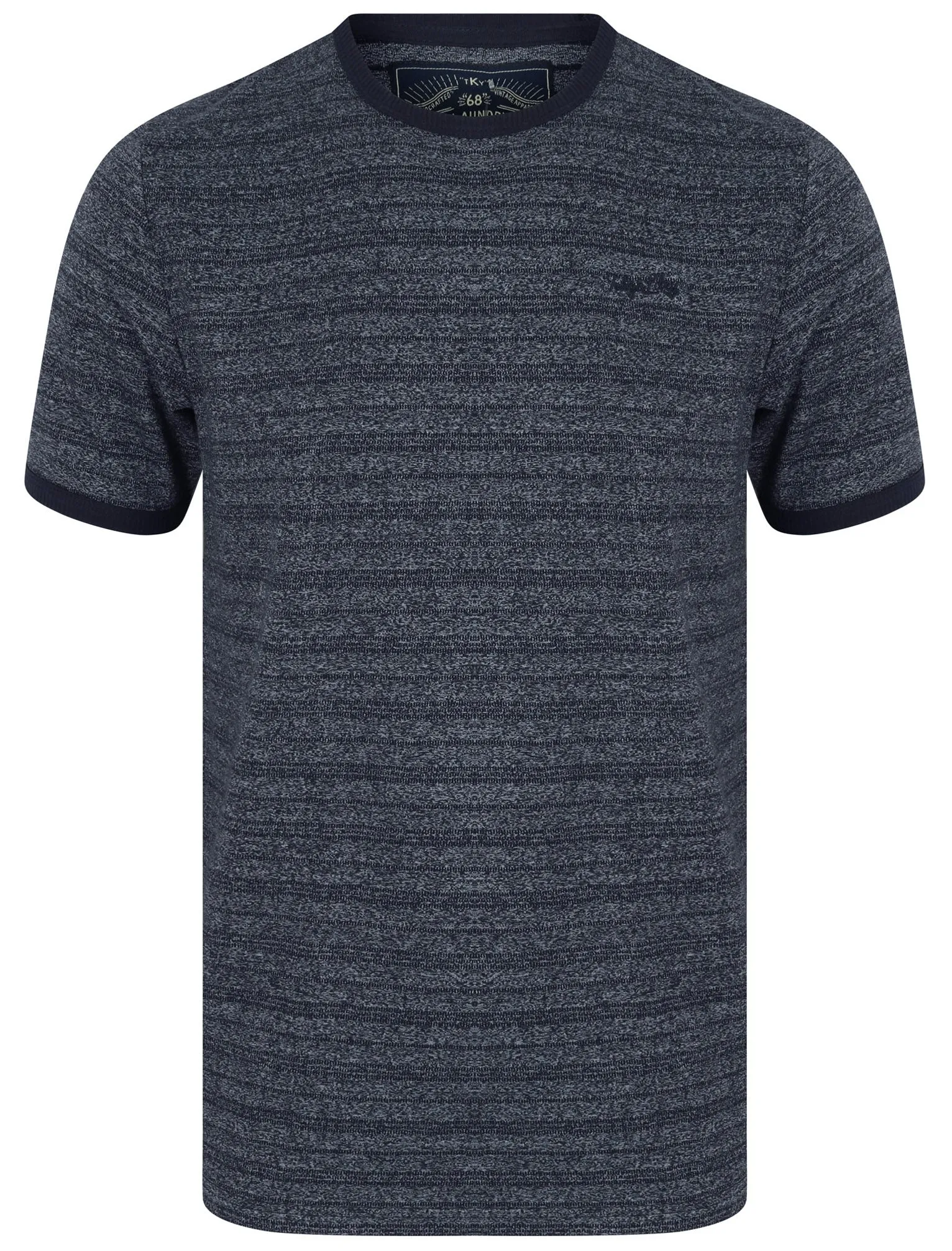 Winkworth Textured Grindle Stripe T-Shirt in Mood Indigo - Tokyo Laundry sold by Tokyo Laundry product image thumbnail 5