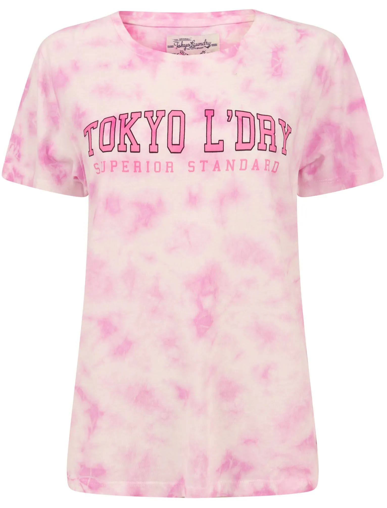 Petra Motif Tie Dye Cotton T-Shirt in Bright White - Tokyo Laundry sold by Tokyo Laundry product image thumbnail 3