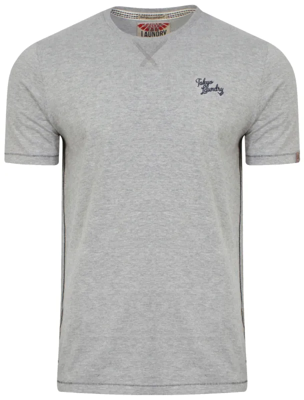 Essential Crew T-Shirt in Light Grey Marl - Tokyo Laundry sold by Tokyo Laundry