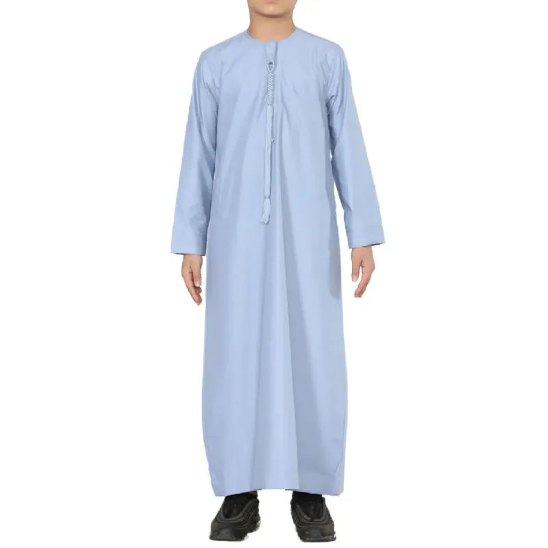 TT-001 - Boy's Emirati Thobe Islamic Clothing String Tassel sold by Tru Clothing