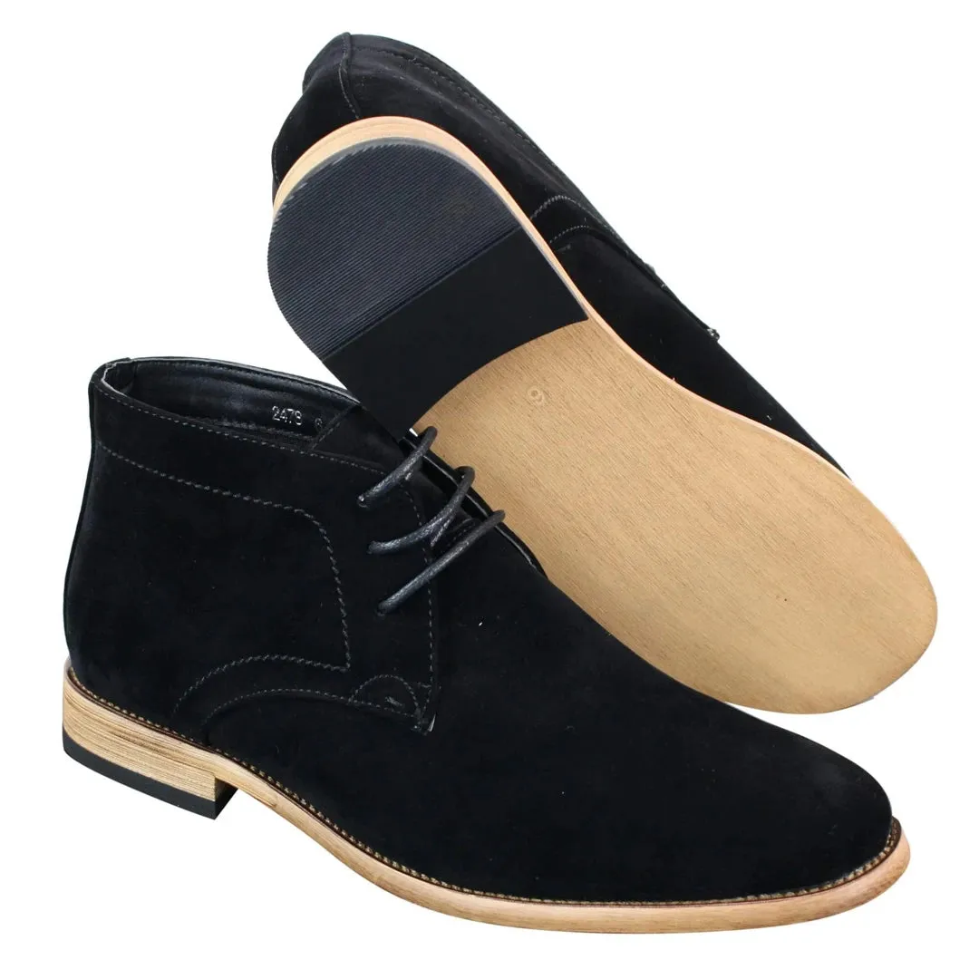 Mens PU Suede Ankle Boots sold by Tru Clothing product image thumbnail 2