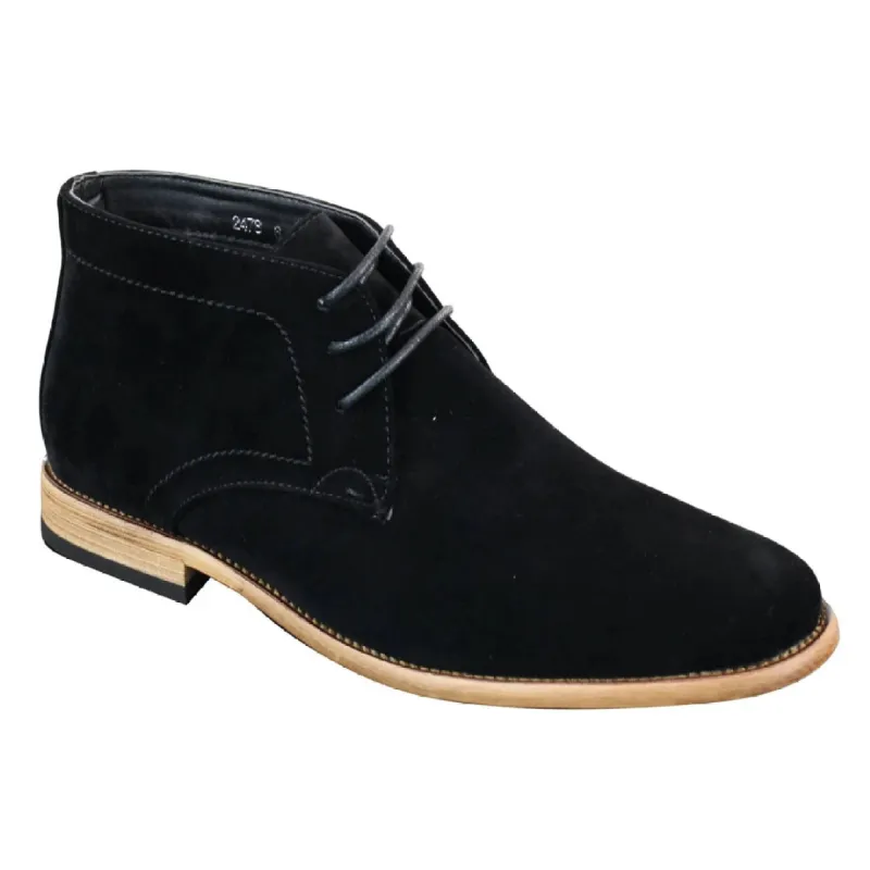 Mens PU Suede Ankle Boots sold by Tru Clothing