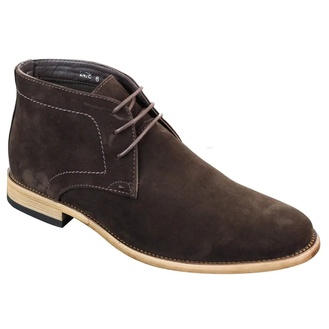 Mens PU Suede Ankle Boots sold by Tru Clothing product image thumbnail 5
