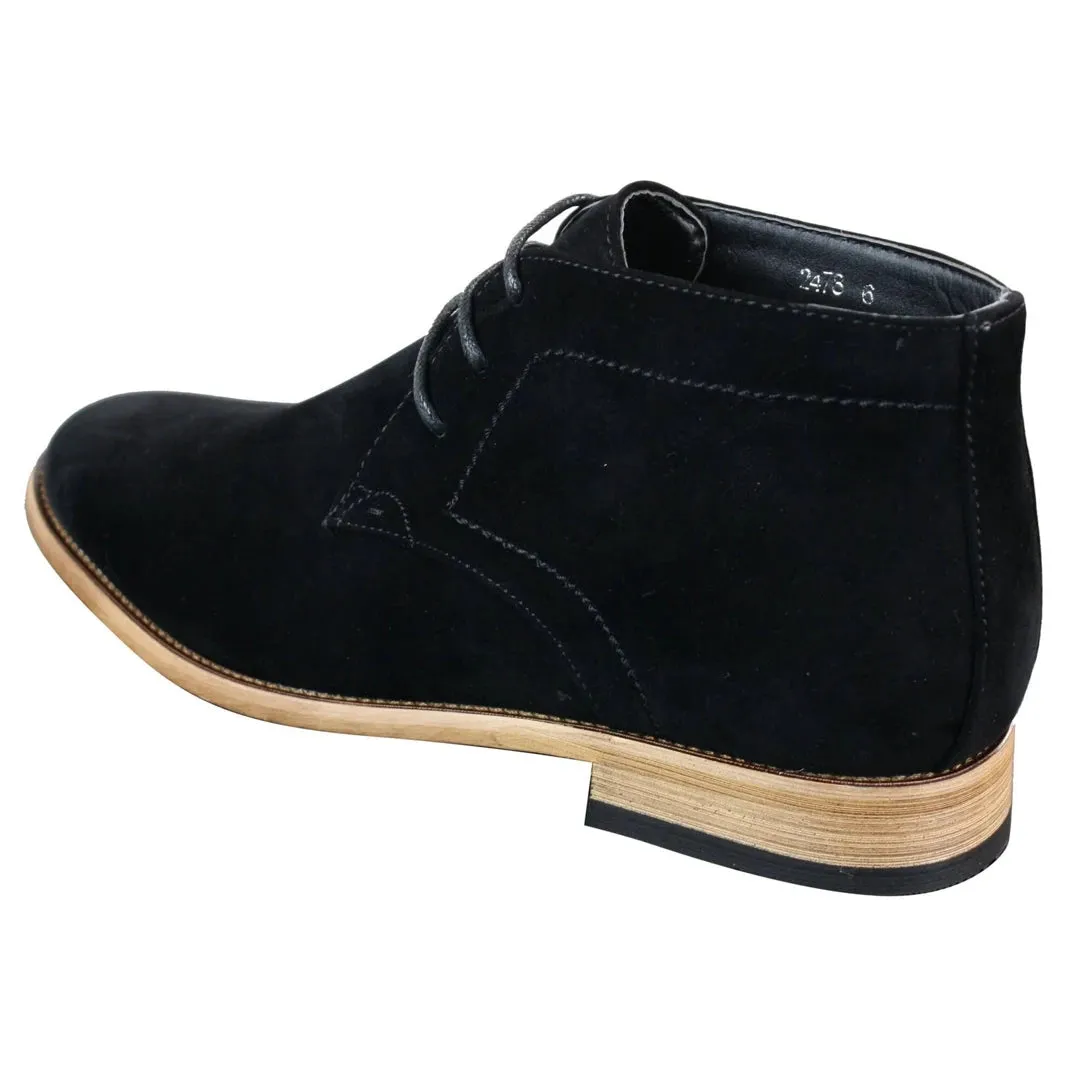 Mens PU Suede Ankle Boots sold by Tru Clothing product image thumbnail 4
