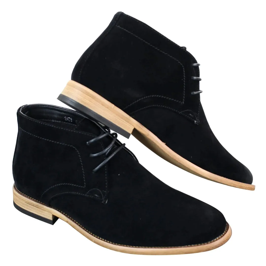 Mens PU Suede Ankle Boots sold by Tru Clothing product image thumbnail 3