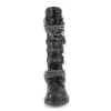 Mens Biker Boots Demonia Bolt-450 Goth Punk Rock Chain Knee High Combat Boots sold by Tru Clothing