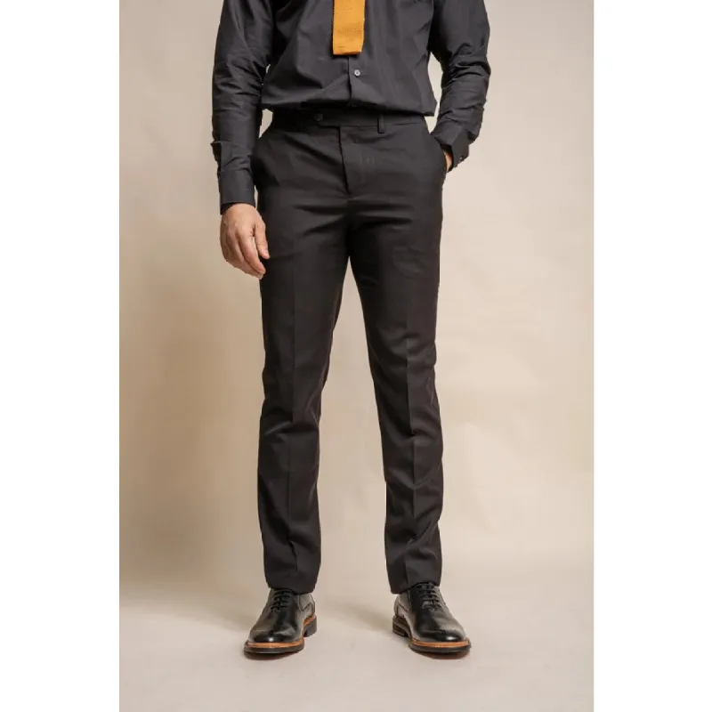 Marco - Men's Classic Black Trousers sold by Tru Clothing