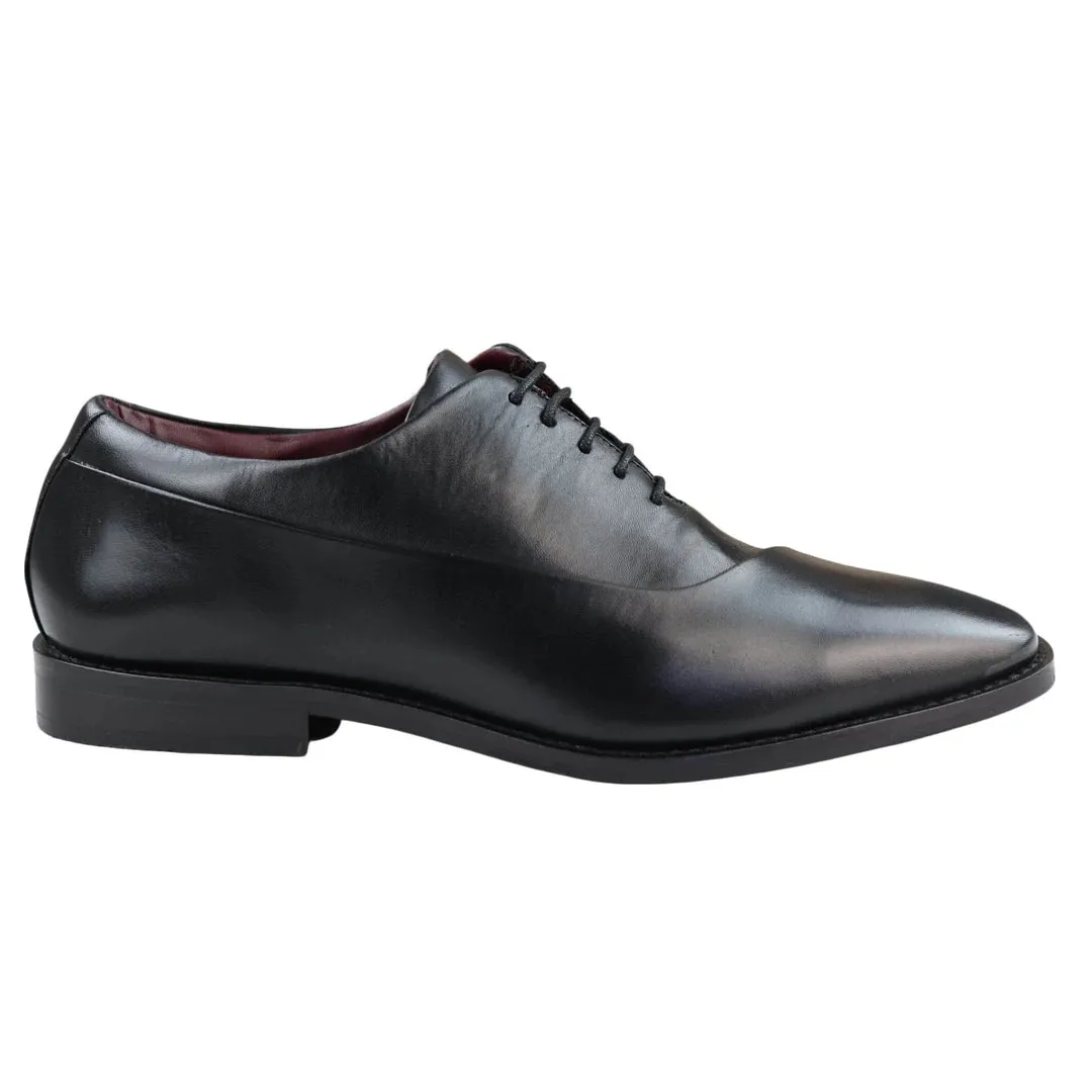 Mens Laced Real Leather Derby Shoes Smart Formal Classic Black Brown sold by Tru Clothing