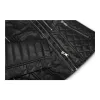 Women's Leather Biker Rock Black Jacket sold by Tru Clothing